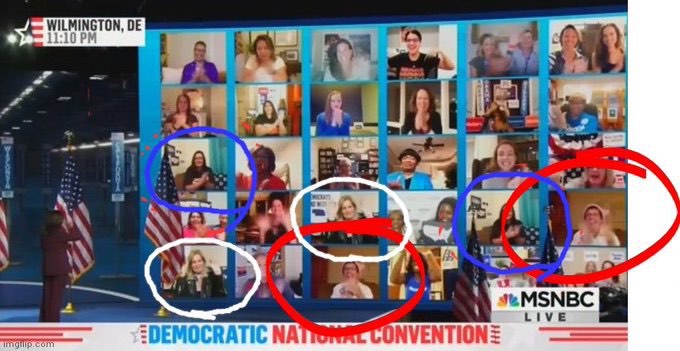 DNC Duplicates Viewers in Kamala Harris's Speech