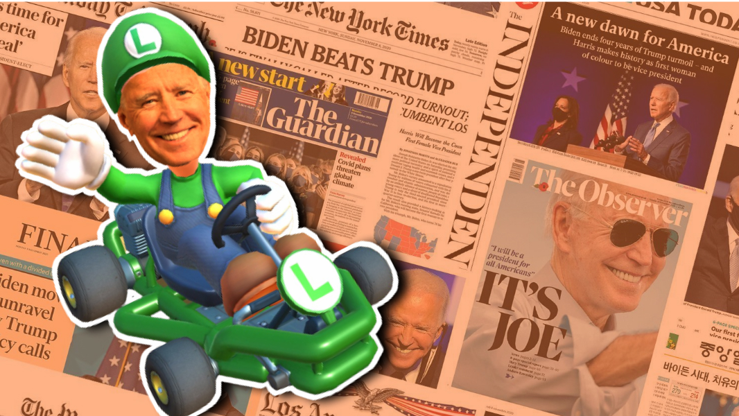 Biden Mariokart